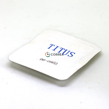 Стекло линза прямоугольное для часов Titus 06-0860 ⇔ 1,1 мм 24,2х34,5 STI-006 - 8